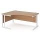 Maestro Cantilever Ergonomic Corner Office Desk